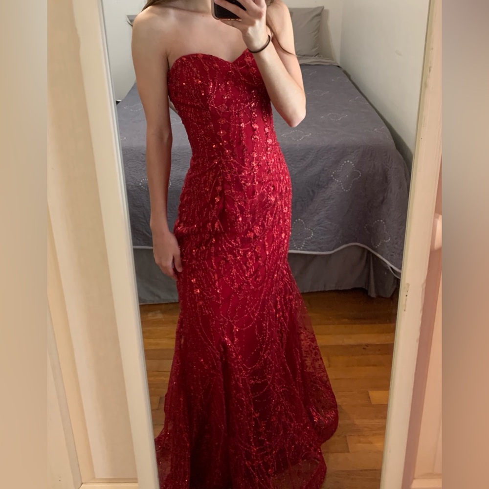 Red Prom Dress - Picture 3 of 3